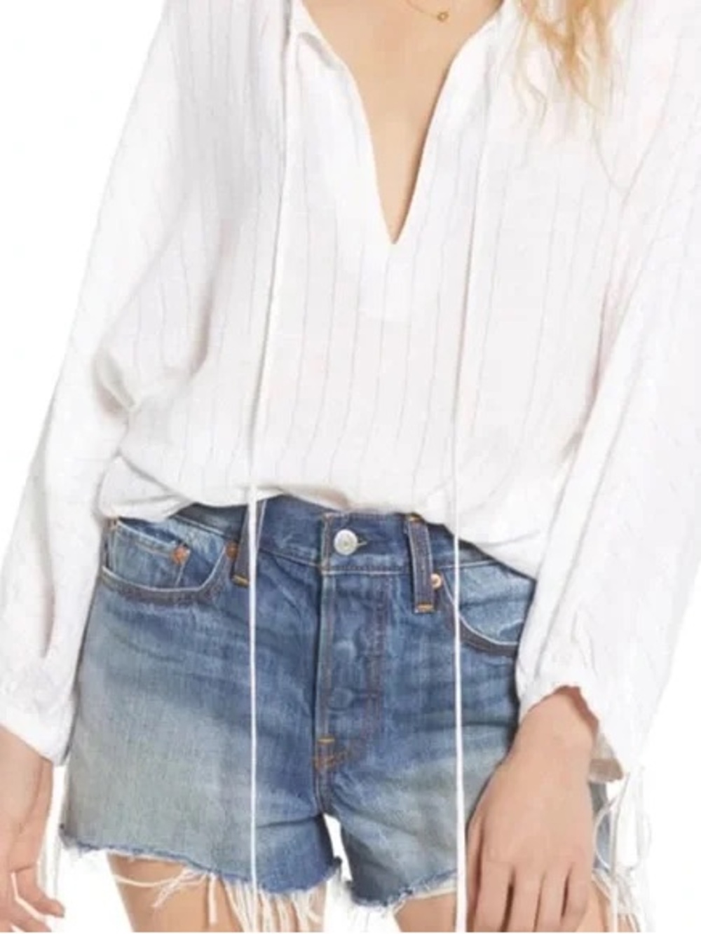 💖NWT RAILS FINN ROSE GOLD STRIPE TUNIC IN SIZE M - Picture 3 of 14